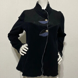 Red Rover NWT PolarTec Wind Pro Black Fleece Jacket Size XS